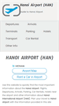 Mobile Screenshot of hanoi-airport.com