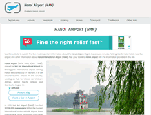 Tablet Screenshot of hanoi-airport.com